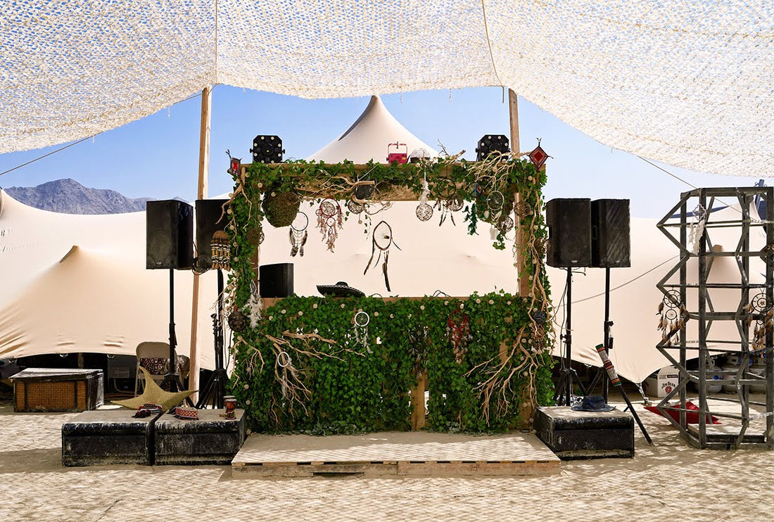 Mobile DJ Setup For Festival Campsites