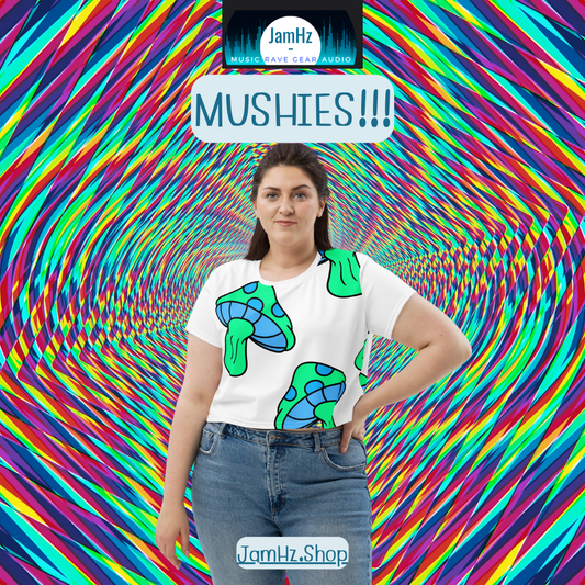 Crop Tee - Mushies
