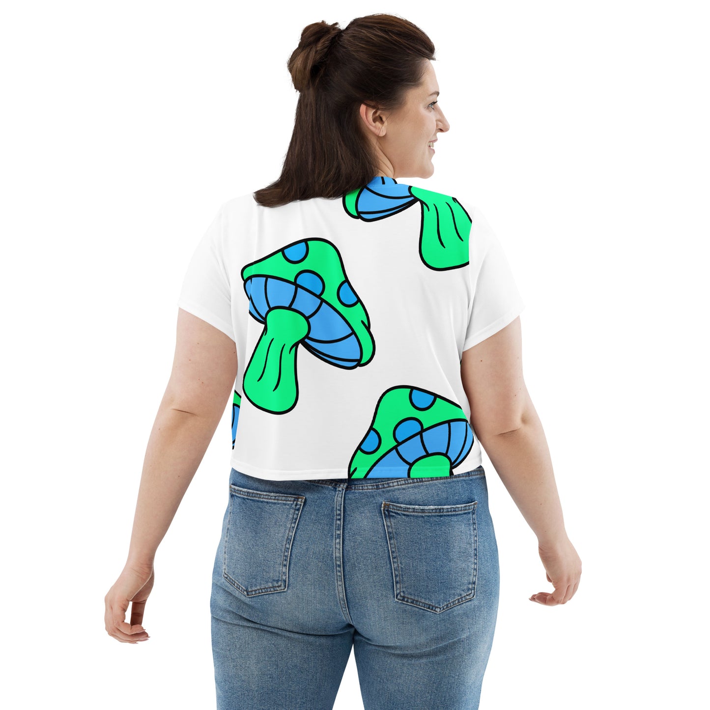 Crop Tee - Mushies