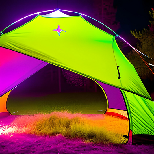 Glow Up Your Festival Campsite: Crafting Decorations Using UV-Reactive Fabric